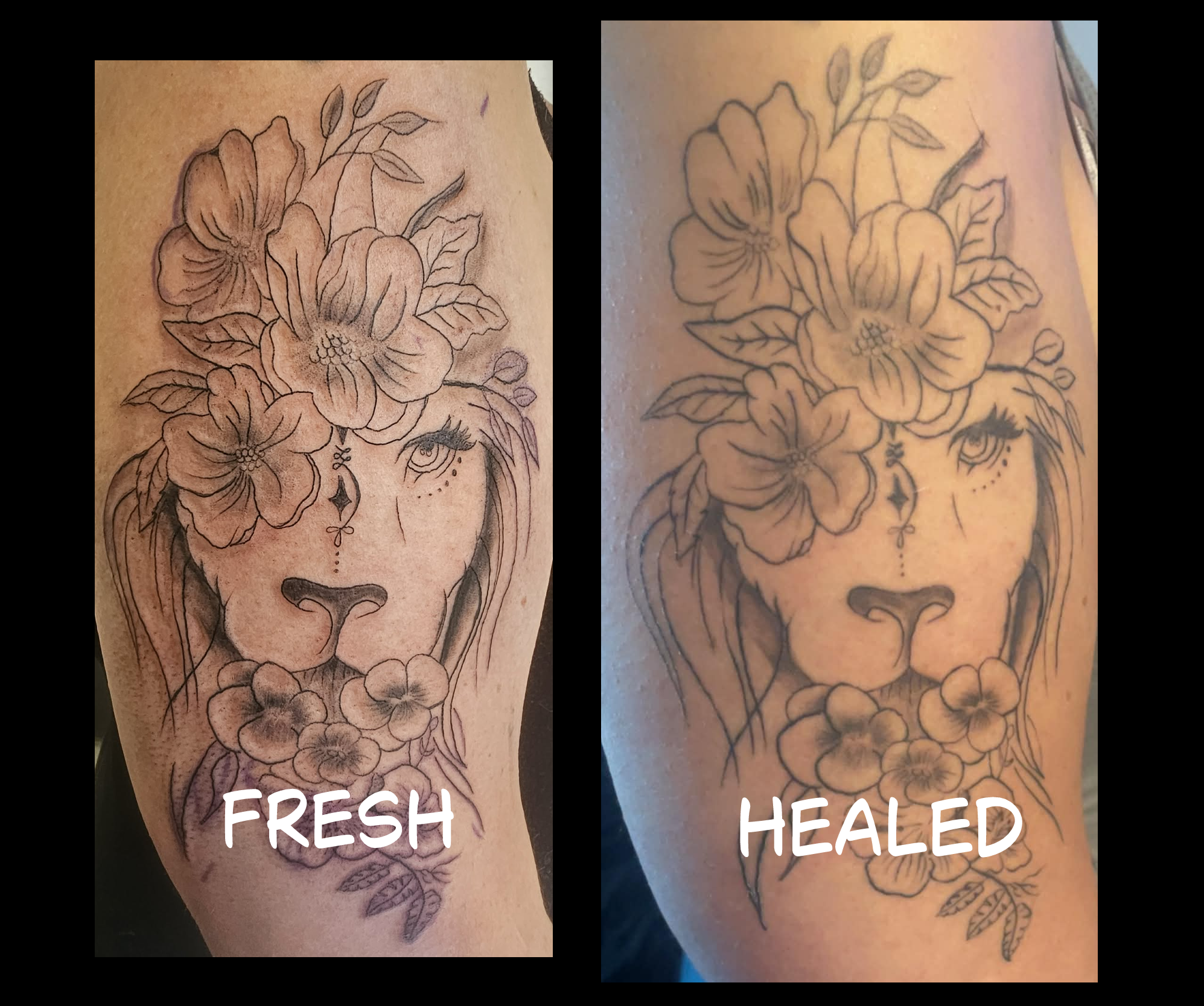 Floral tattoo concept by Sharaak-a-Tat
